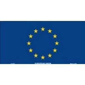  European Union Flag License Plate Plates Tags Tag auto vehicle car 
