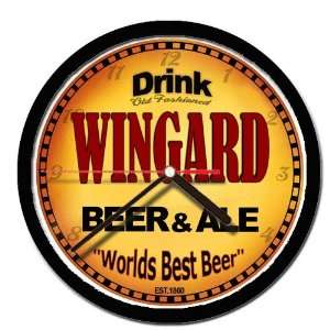  WINGARD beer and ale cerveza wall clock 