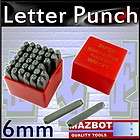 36pc Mazbot 1.5mm LOWERCASE Letter and Number Punch stamping Kit 