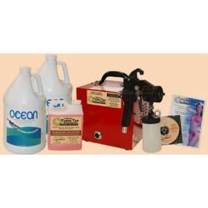   TT2622 TCP TURBINE W/ACCUSPRAY GUN WITH 2 GALLONS 8.5% SOL Beauty