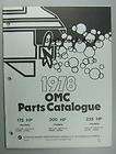 1978 Outboard Marine Corp Parts Catalog 175 200 235 HP 