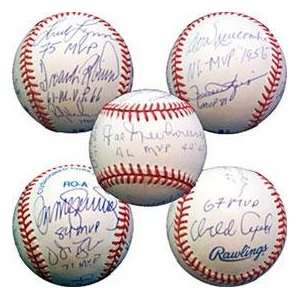  Major League MVP Autographed Baseball   Autographed 