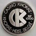 Official Silver Gaming Coins Worlds Great Casinos   KN