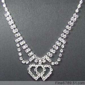 Lots Fashion 12Sets Crystal Rhinestone Necklaces&Earrings #31  