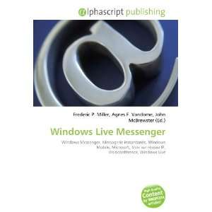  Windows Live Messenger (French Edition) (9786132705303 