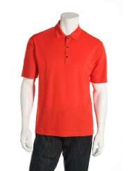 Nike Golf Red Short Sleeve Snap Clousre Golf Polo