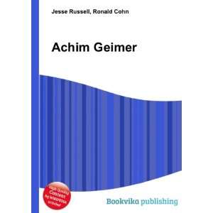  Achim Geimer Ronald Cohn Jesse Russell Books