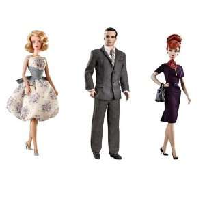  Barbie Collector Mad Men Collection Joan Holloway Don 