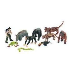  Rain Forest Animals Bulk Plastic Toys Toys & Games