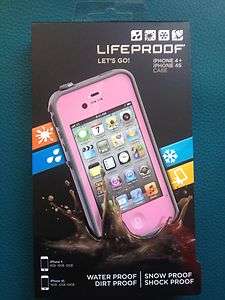   iPhone 4/4S Case Pink & Gray, 2nd generation Apple Life Proof  