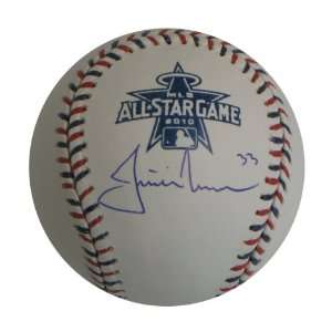   Justin Morneau Signed Ball   2010 All Star Game )