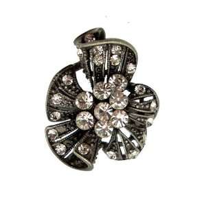  Acosta Jewellery   Antique Silver Coloured with Crystal 