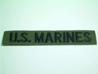 Marines Subdued Name Tape NEW  
