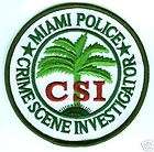 csi crime scene investigator police patch miami florida one day