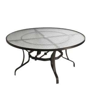   500061 Bronze Mica Acrylic 61 Round Dining Table