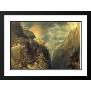  Turner, Joseph Mallord William 24x19 Framed and Double 