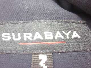 SURABAYA Navy Blue Blazer Skirt Outfit Suit Sz 3, 42  