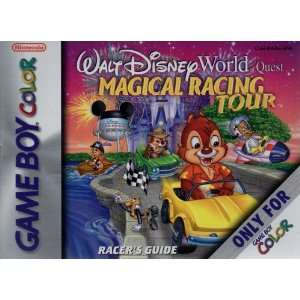 Disney World Quest   Magical Racing Tour GBC Instruction Booklet (Game 