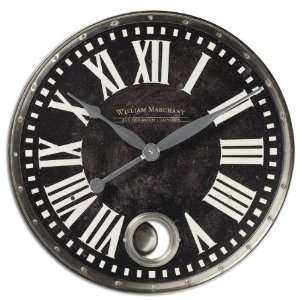  William Marchant Black Nickel Clock