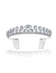   Kate Middleton Style Royal Wedding Rhinestone Bridal Halo Tiara