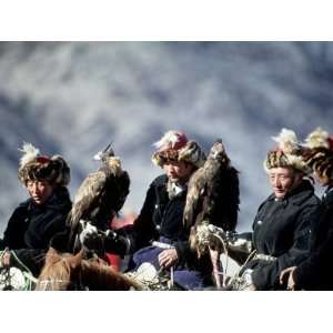  Eagle Hunters at the Golden Eagle Festival, Mongolia 