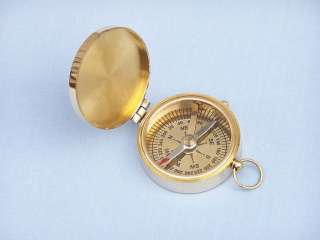 Magellan Brass Compass 2 Pocket Compass Gift  