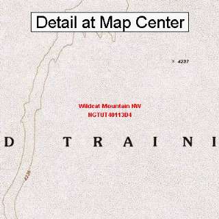  USGS Topographic Quadrangle Map   Wildcat Mountain NW 