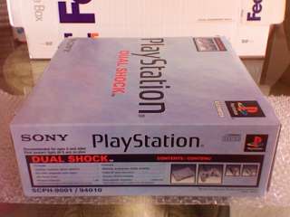 BRAND NEW FACTORY SEALED SONY PLAYSTATION 1   MIB PS1 PSONE PSX DUAL 