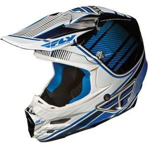   Racing F2 Carbon Trey Canard Signature Helmet   Small/Blue/White/Black