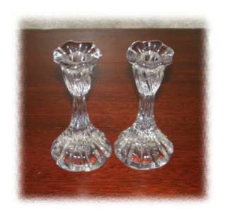 Villeroy & Boch 1748 Crystal Candlestick Candle Holders  