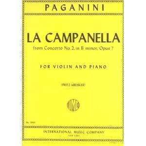  Paganini Niccol? La Campanella From Concerto No. 2 Op. 7 