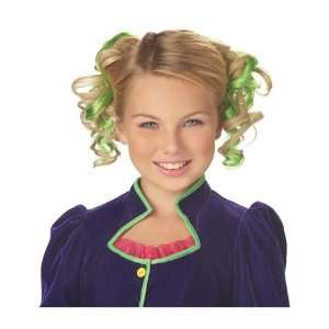  Green Curly Clips 