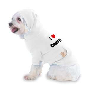  I Love/Heart Camryn Hooded T Shirt for Dog or Cat X Small 
