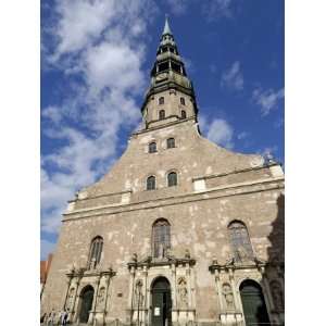  Church of St. Peter, Riga, Latvia, Baltic States Stretched 