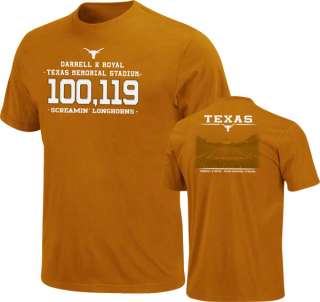 Texas Longhorns Dark Orange Earned on the Field T Shirt  