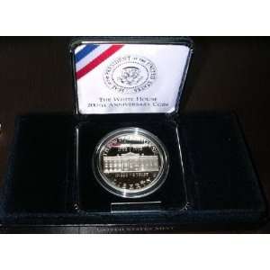   WHITE HOUSE COMMEMORATIVE SILVER DOLLAR COIN PROOF 