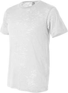 Canvas Burnwood Short Sleeve Burnout T Shirt. 3601  