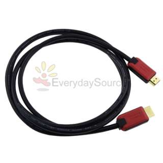 Premium 1080p 1.3 24K Gold HDMI Cable Cord 6 FT 6ft for PS3 HDTV 