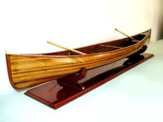 Wood Red Cedar Strip Canoe Model 44L New Assembled  