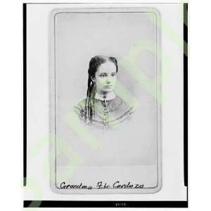    1850s 1880s Grandma F.L. Cardozo Photograph Picture