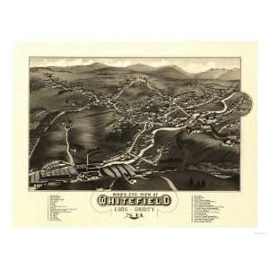  Whitefield, New Hampshire   Panoramic Map Giclee Poster 