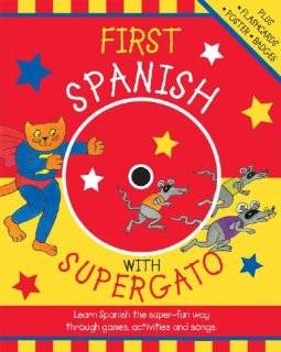First Spanish with Supergato w/Audio CD Fun Games, Activites, and 