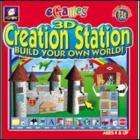 3D Creation Station PC CD kids build scenes from shapes