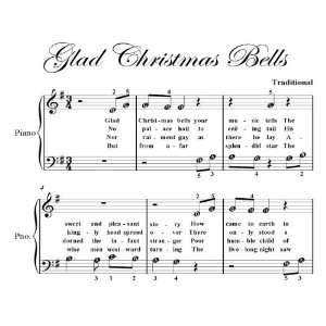   Bells Easiest Beginner Piano Sheet Music Christmas Carol Books