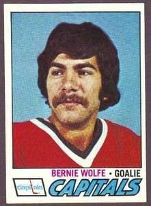 1977 78 Topps Hockey Bernie Wolfe #138 Washington Capitals NM/MT 