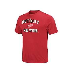  Majestic Detroit Red Wings Big & Tall Heart And Soul T 