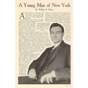  1913 John Purroy Mitchel New York Board of Alderman 