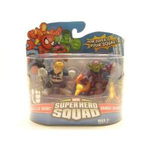    Marvel Super Hero Squad Nick Fury and Skrull Soldier Toys & Games