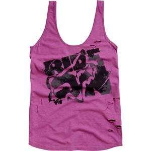  Fox Racing Womens Crush Scoop Back Tank Top   X Large 