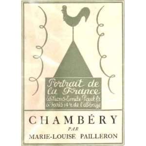  Chambery Pailleron Marie louise Books